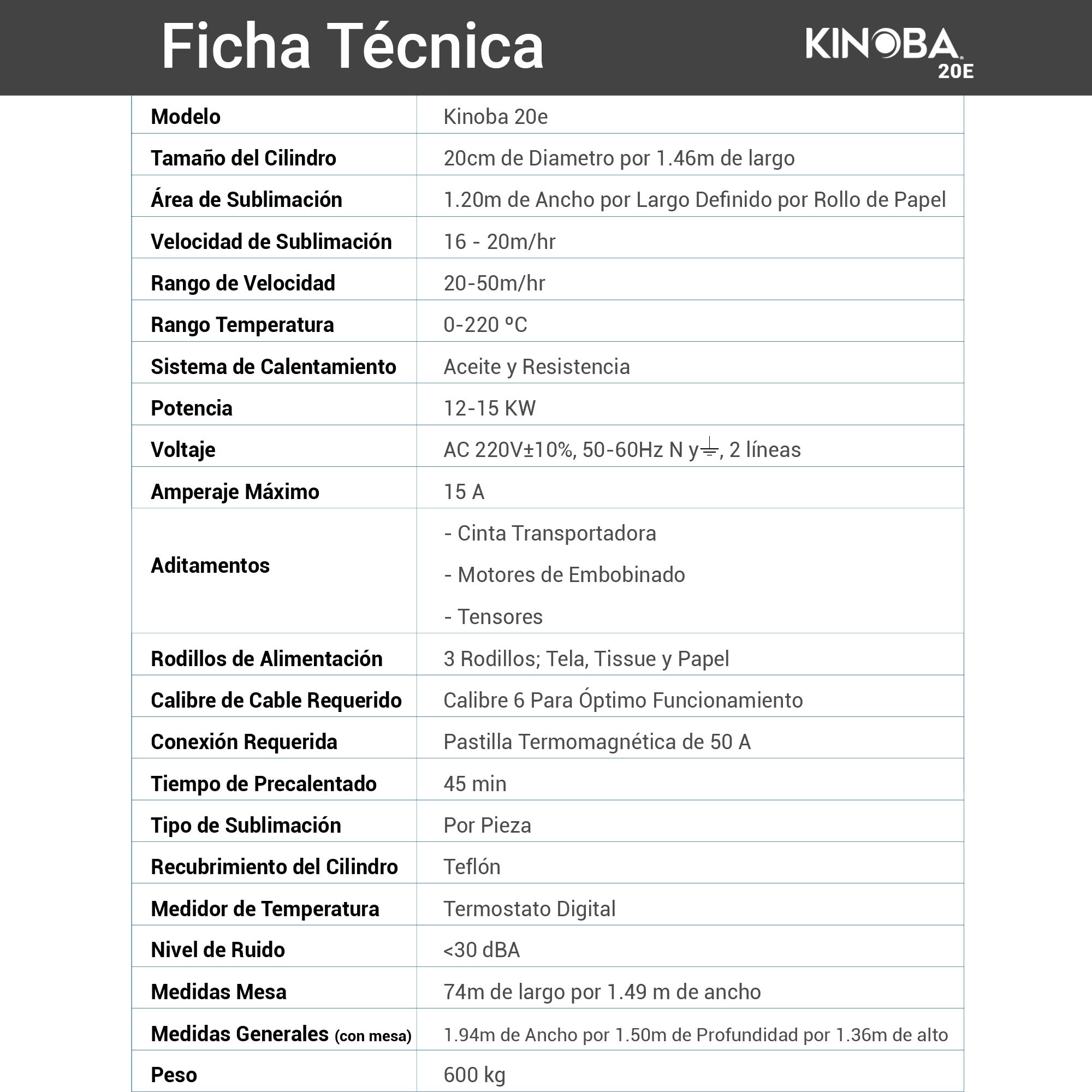 Kinoba 20e | Calandra