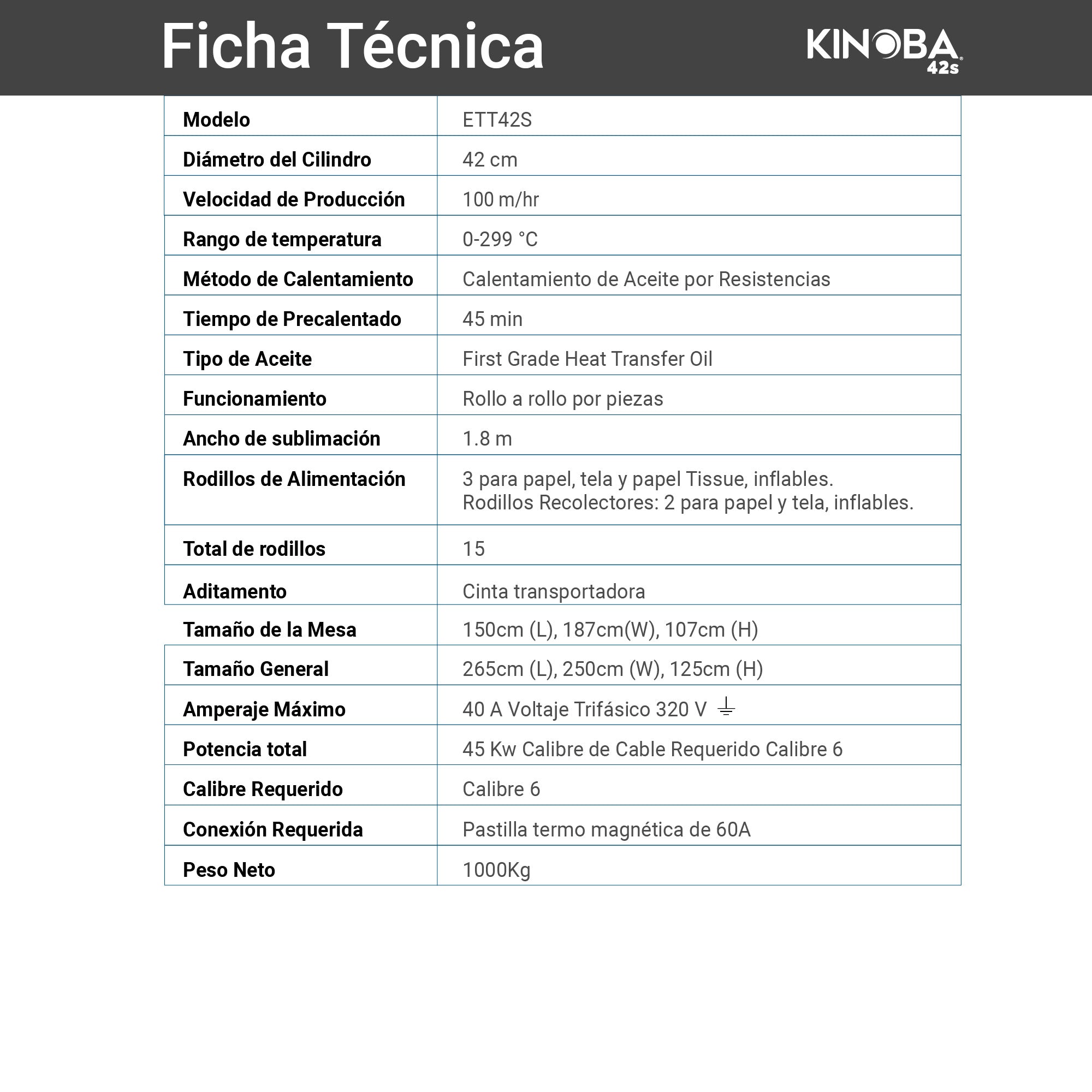 Kinoba 42s | Calandra