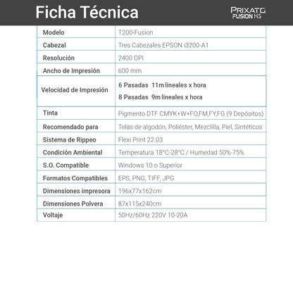 Prixato Fusion HS | DTF