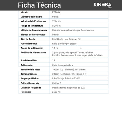 Kinoba 60S | Calandra