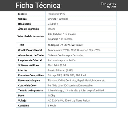 Prixato PRO 60cm | UV